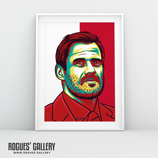 The Pundits - Gary Neville former of Manchester United & Jamie Carragher of Liverpool FC - A0, A1, A2 or A3 Print