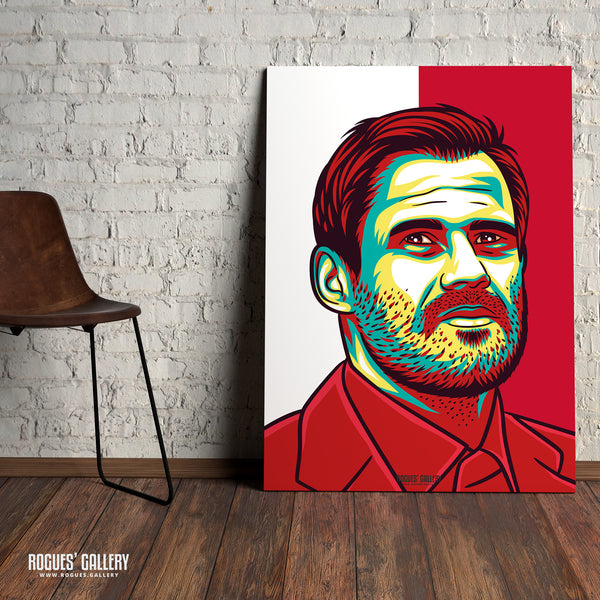 The Pundits - Gary Neville former of Manchester United & Jamie Carragher of Liverpool FC - A0, A1, A2 or A3 Print