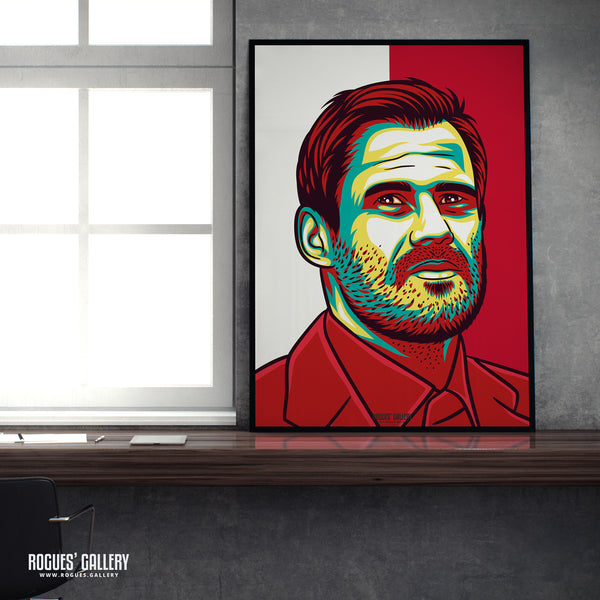 The Pundits - Gary Neville former of Manchester United & Jamie Carragher of Liverpool FC - A0, A1, A2 or A3 Print