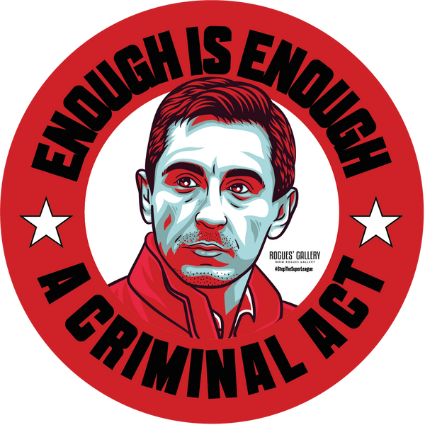 Stop The Super League #GetBehindTheLads Campaign Stickers