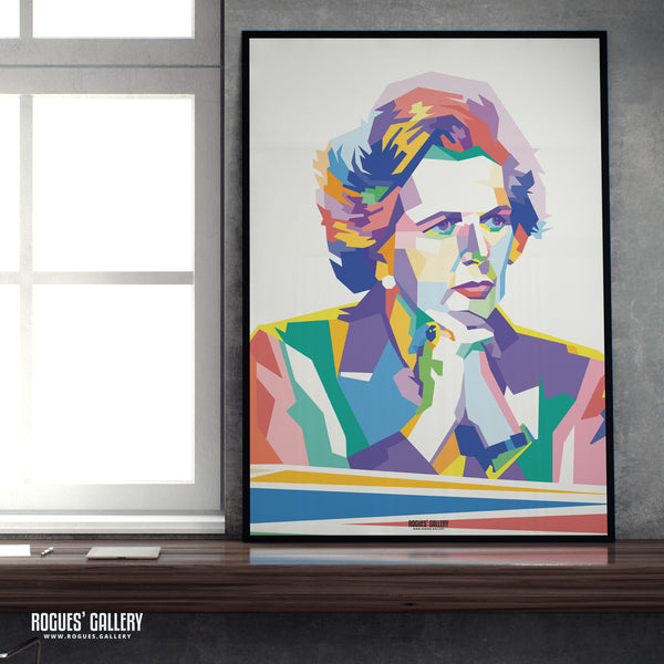 Margaret Thatcher - Clarity (no background version) - A3, A2, A1 & A0 Sizes
