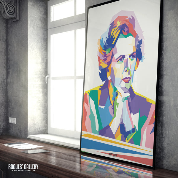 Margaret Thatcher - Clarity (no background version) - A3, A2, A1 & A0 Sizes