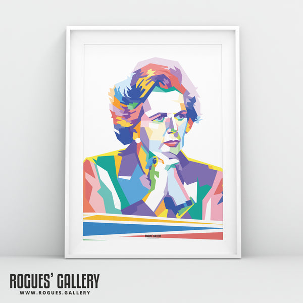 Margaret Thatcher - Clarity (no background version) - A3, A2, A1 & A0 Sizes