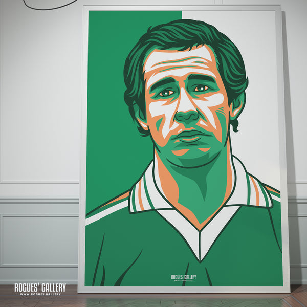 Liam Brady - Irish Icon - A3, A2, A1 or A0 Print