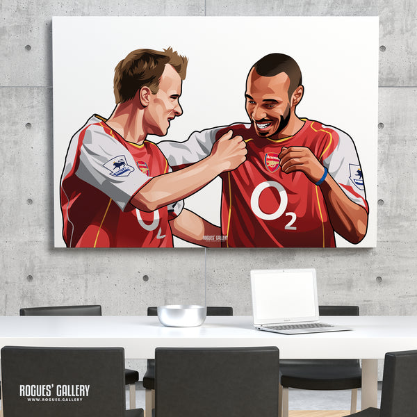 Henry & Bergkamp: Two of the best - A0, A1, A2 or A3 Print