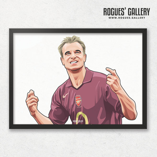 Dennis Bergkamp: Dutch Master - A0, A1, A2 or A3 Print