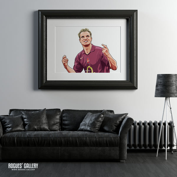 Dennis Bergkamp: Dutch Master - A0, A1, A2 or A3 Print