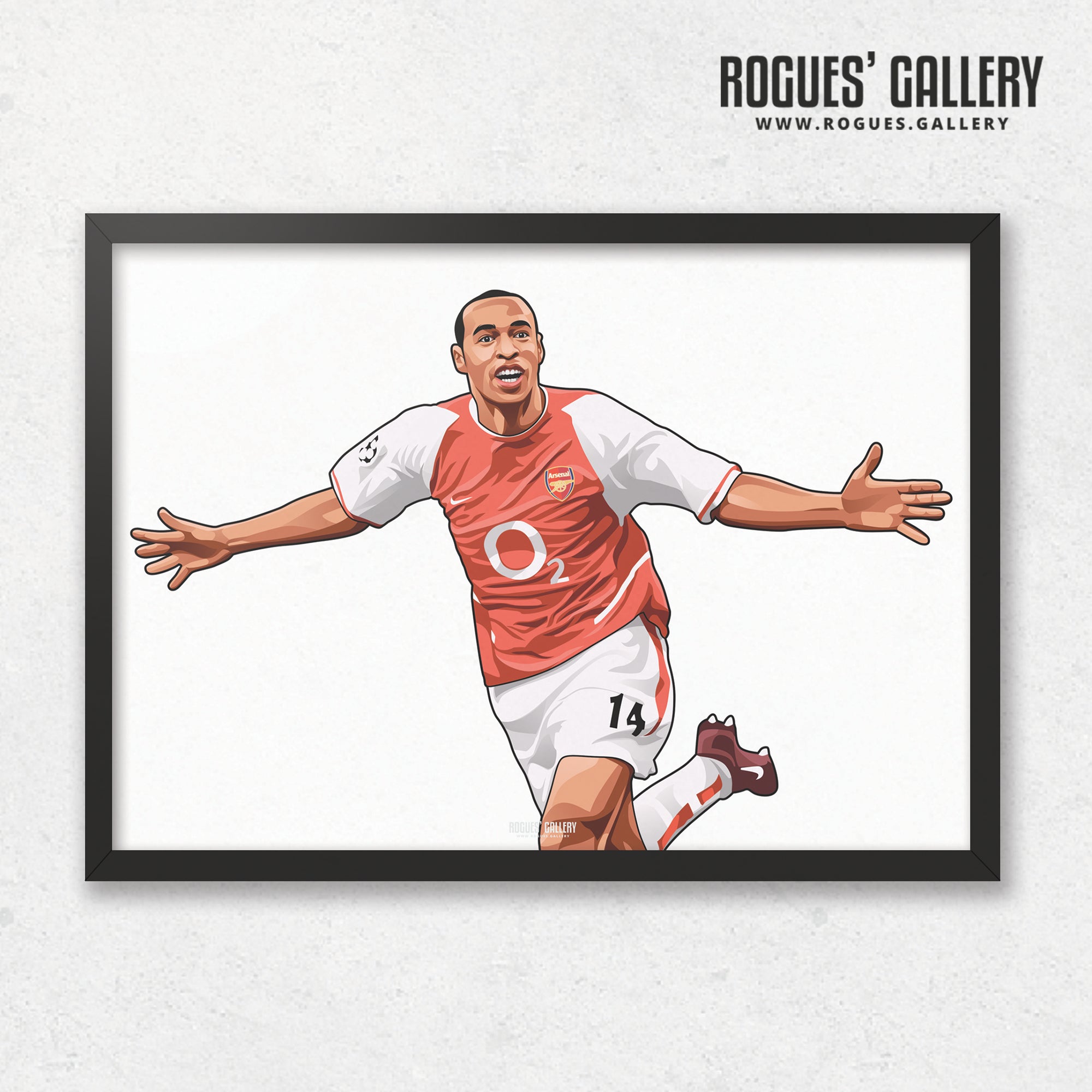 Thierry Henry: From Another Planet - A0, A1, A2 or A3 Print