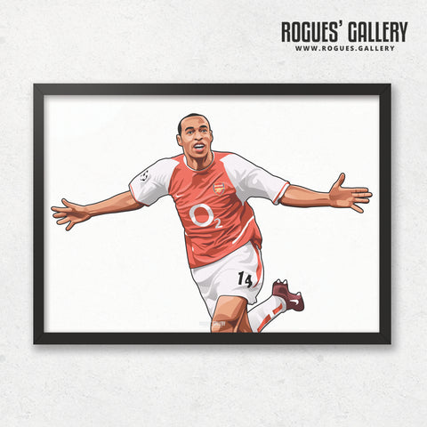 Thierry Henry: From Another Planet - A0, A1, A2 or A3 Print