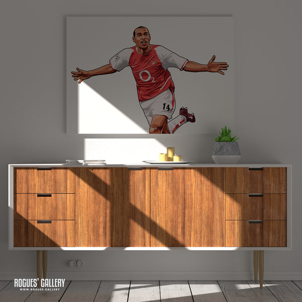 Thierry Henry: From Another Planet - A0, A1, A2 or A3 Print