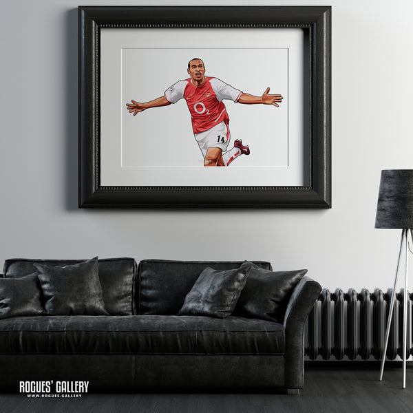Thierry Henry: From Another Planet - A0, A1, A2 or A3 Print