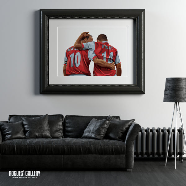 Henry & Bergkamp: The Dream Partnership - A0, A1, A2 or A3 Print