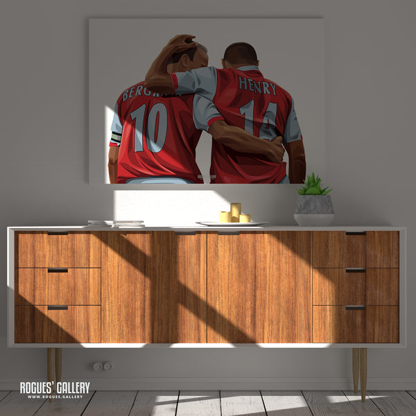 Henry & Bergkamp: The Dream Partnership - A0, A1, A2 or A3 Print