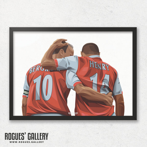 Henry & Bergkamp: The Dream Partnership - A0, A1, A2 or A3 Print