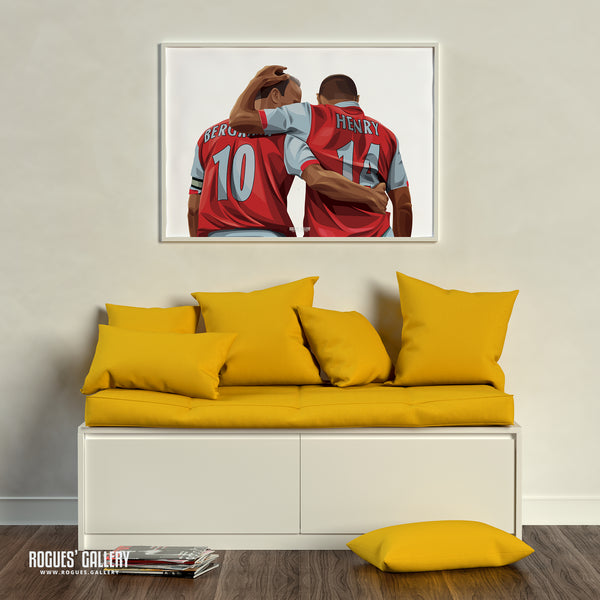 Henry & Bergkamp: The Dream Partnership - A0, A1, A2 or A3 Print