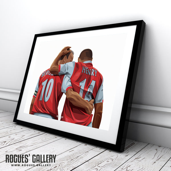 Henry & Bergkamp: The Dream Partnership - A0, A1, A2 or A3 Print