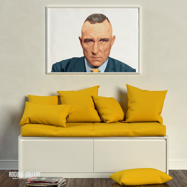 A Portrait of Vinnie Jones - A0, A1, A2 or A3 Prints