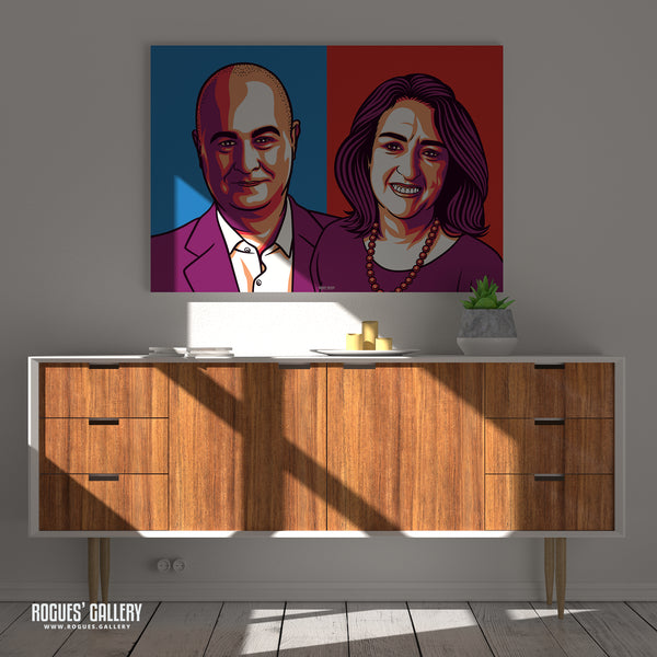For The Many - Iain Dale & Jacqui Smith's popular Political Podcast - A0, A1, A2 or A3 Landscape Print