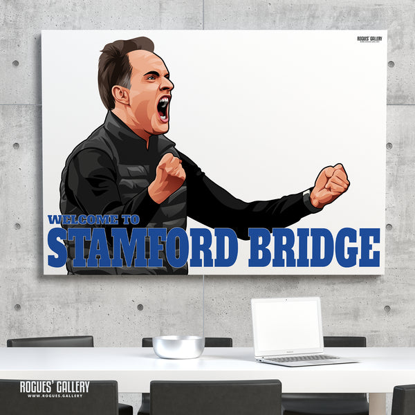 Thomas Tuchel: Welcome To Stamford Bridge - With or without text - A0, A1, A2 or A3 Prints