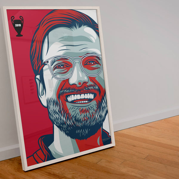 Jurgen Klopp EC2019 - A3 Print