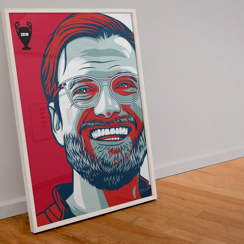 Jurgen Klopp EC2019 - A3 Print