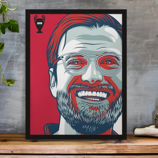 Jurgen Klopp EC2019 - A3 Print