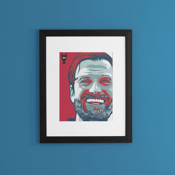 Jurgen Klopp EC2019 - A3 Print