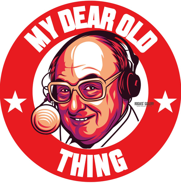 Latte Larry Curb Your Enthusiasm  #GetBehindTheLads Campaign Stickers
