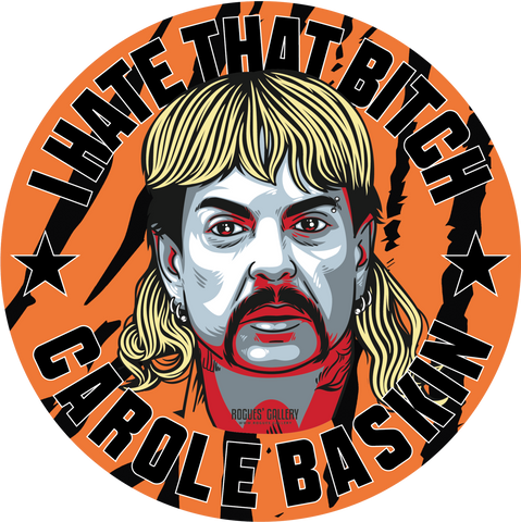 Joe Exotic The Tiger King #GetBehindTheLads Campaign Stickers