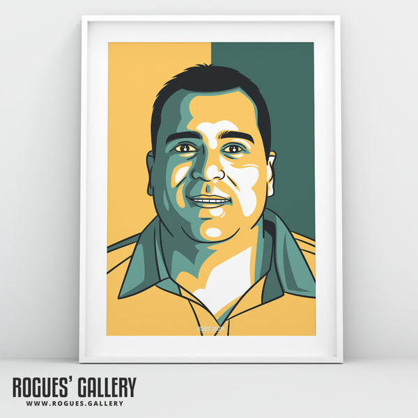 Samit Patel - Notts CCC & Outlaws - Get Behind The Lads A3/2/1/0 Icon Print