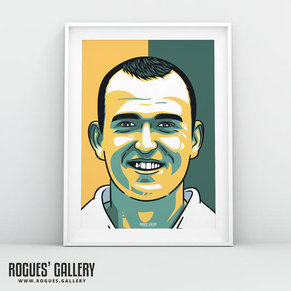 Luke Fletcher - Notts CCC & Outlaws - Get Behind The Lads A3/2/1/0 Icon Print