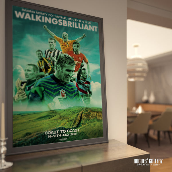Mark Crossley's WALKINGSBRILLIANT Concept Poster - A0, A1, A2 or A3 Prints