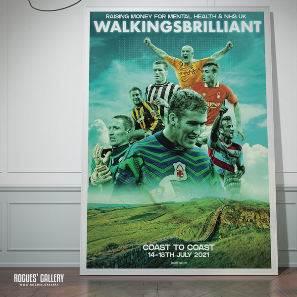 Mark Crossley's WALKINGSBRILLIANT Concept Poster - A0, A1, A2 or A3 Prints