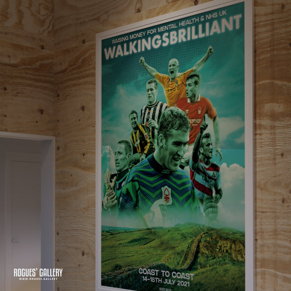 Mark Crossley's WALKINGSBRILLIANT Concept Poster - A0, A1, A2 or A3 Prints