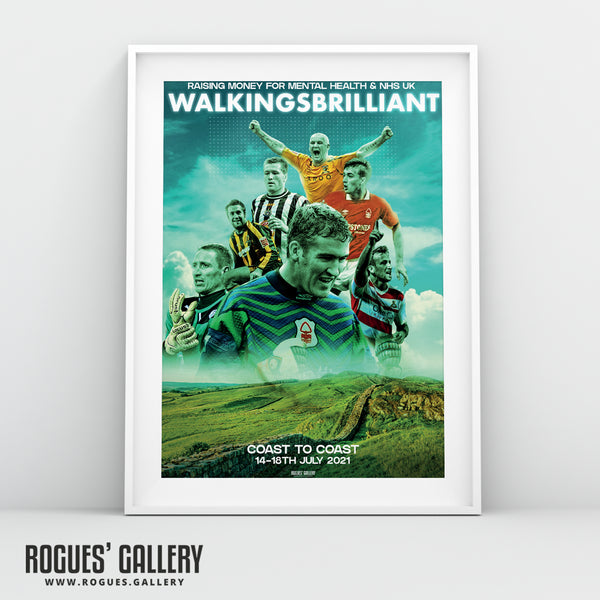 Mark Crossley's WALKINGSBRILLIANT Concept Poster - A0, A1, A2 or A3 Prints