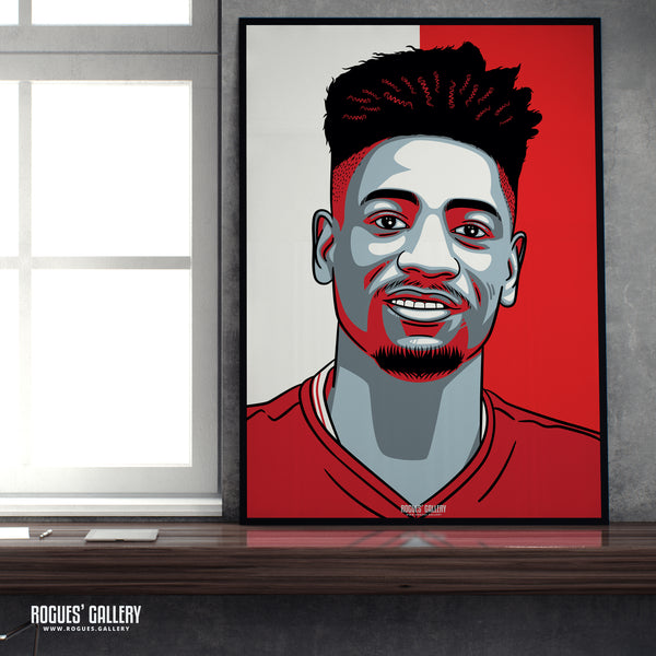 Nuno DaCosta - Nottingham Forest - A0, A2, A1 or A3 #GetBehindTheLads Icon Prints