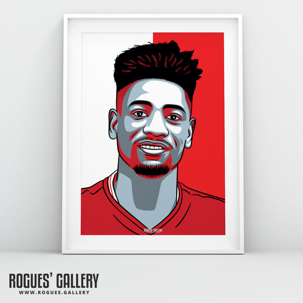 Nuno DaCosta - Nottingham Forest - A0, A2, A1 or A3 #GetBehindTheLads Icon Prints