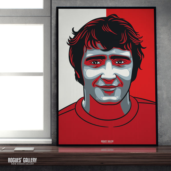 Ian Storey-Moore - Nottingham Forest - A0, A2, A1 or A3 #GetBehindTheLads Icon Prints