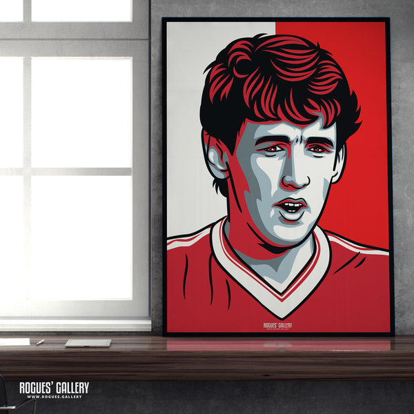 Peter Davenport - Nottingham Forest - A0, A2, A1 or A3 #GetBehindTheLads Icon Prints