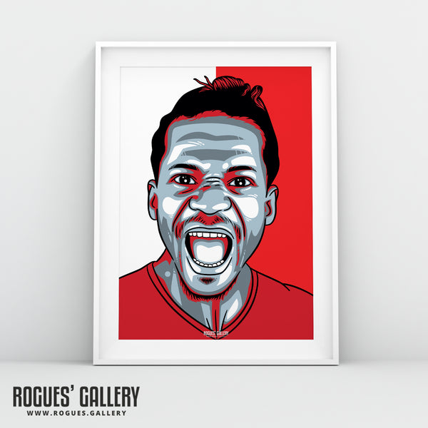 Gaetan Bong - Nottingham Forest - A0, A2, A1 or A3 #GetBehindTheLads Icon Prints