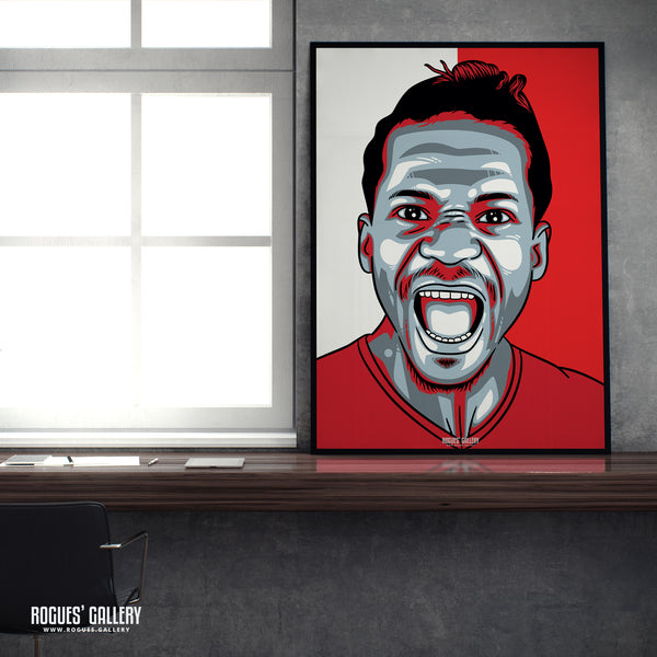 Gaetan Bong - Nottingham Forest - A0, A2, A1 or A3 #GetBehindTheLads Icon Prints