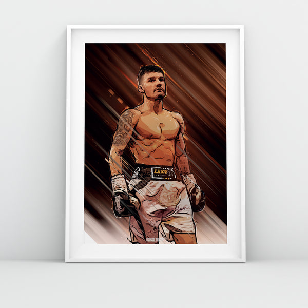 Leigh Wood - Nottingham's World Champion Boxer - A0, A1, A2 or A3 Prints