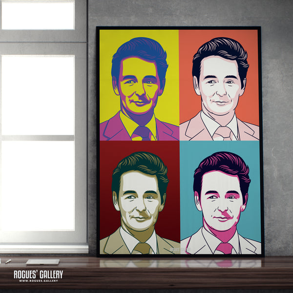 Brian Clough Pop Art V3 - The Legendary Nottingham Forest Manager - A0, A2, A1 or A3 Prints
