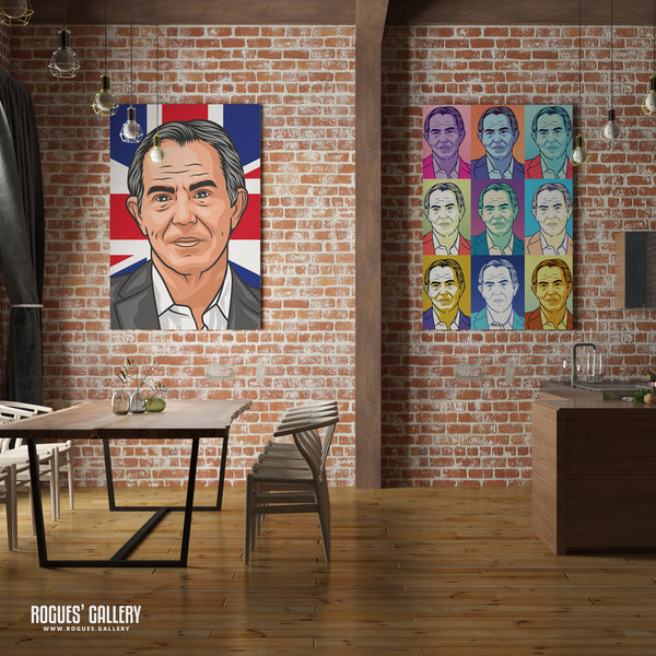New Direction - Former Prime Minister Tony Blair - Politics Series A3, A2, A1 or A0 Pop Art Print