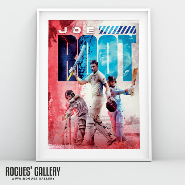 Joe Root - England Cricket Captain & Legend Concept Poster (Two Versions) - A0, A1, A2 or A3 Prints