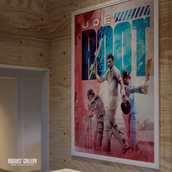 Joe Root - England Cricket Captain & Legend Concept Poster - Signed A3 Prints