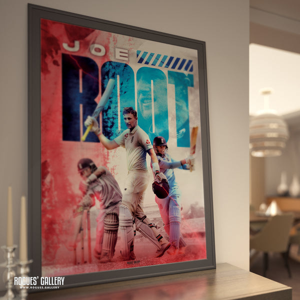 Joe Root - England Cricket Captain & Legend Concept Poster - Signed A3 Prints