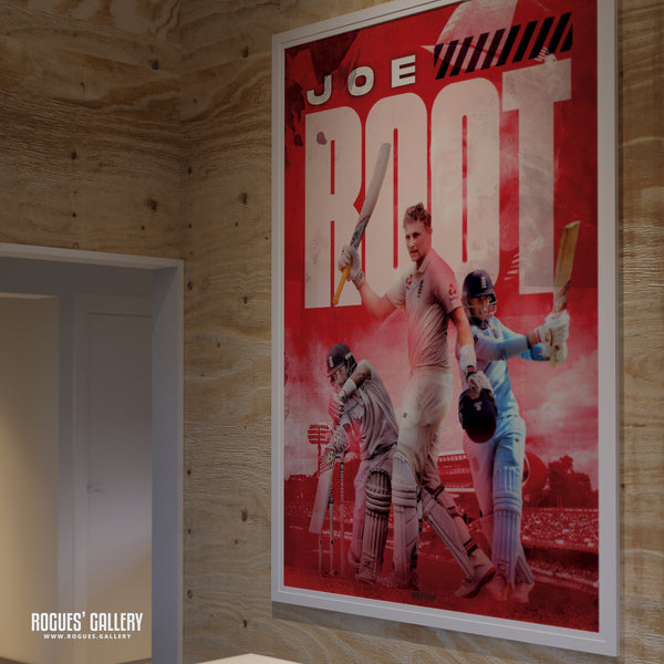 Joe Root - England Cricket Captain & Legend Concept Poster - Signed A3 Prints