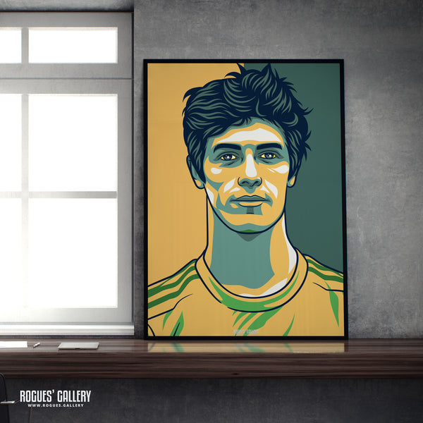 Calvin Harrison - Notts CCC & Outlaws - Get Behind The Lads A3/2/1/0 Icon Print