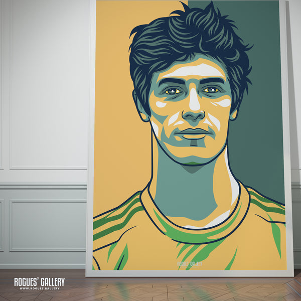 Calvin Harrison - Notts CCC & Outlaws - Get Behind The Lads A3/2/1/0 Icon Print